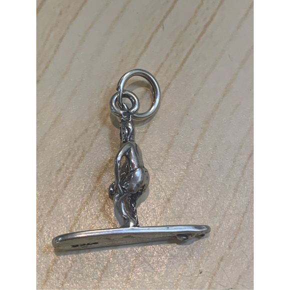 Paddleboard Sterling Silver Jewelry Charm #water #beach - Picture 2 of 5